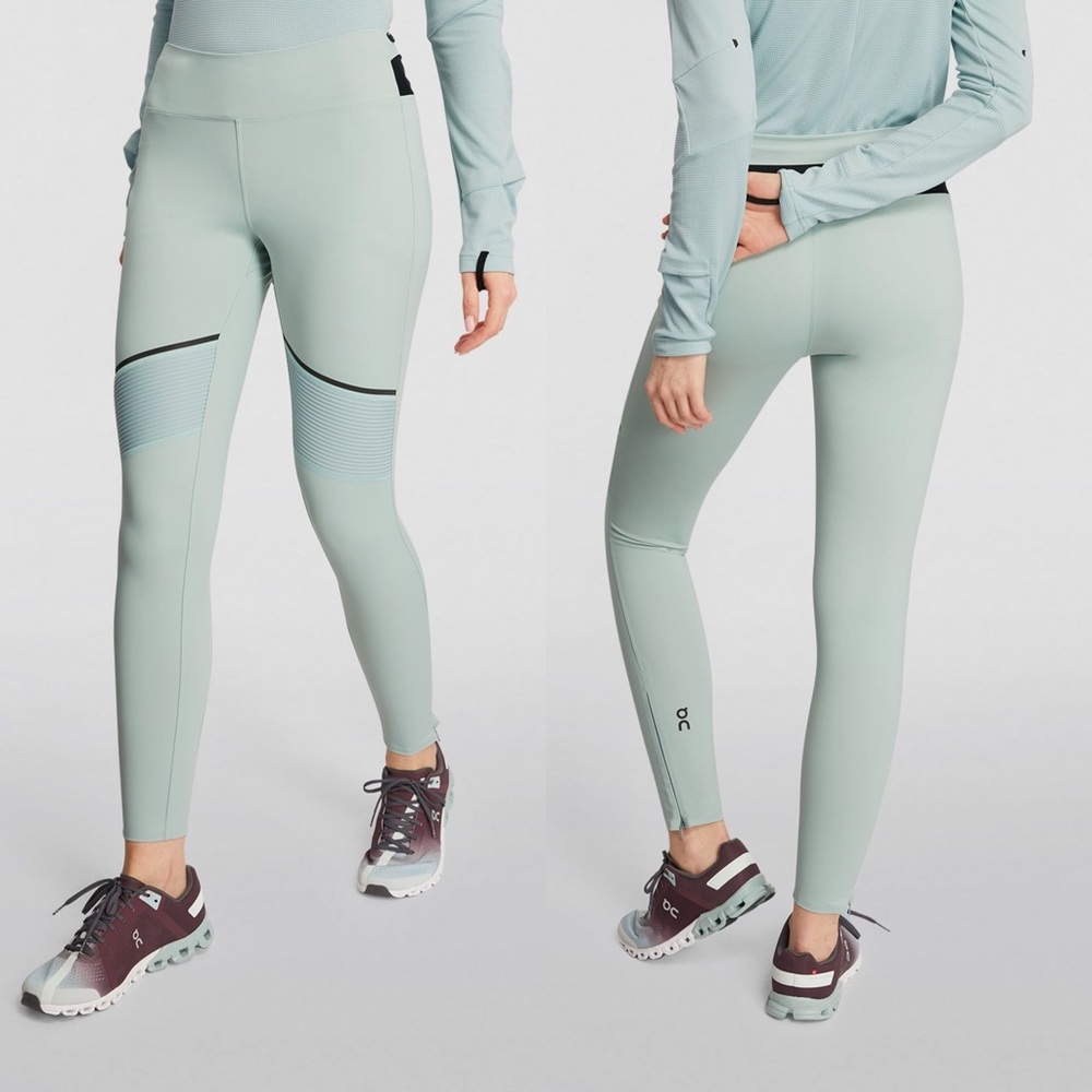 Women's Light Green Athletic Leggings
